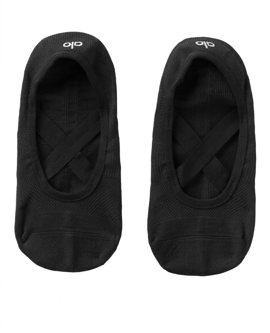 Alo black grip socks