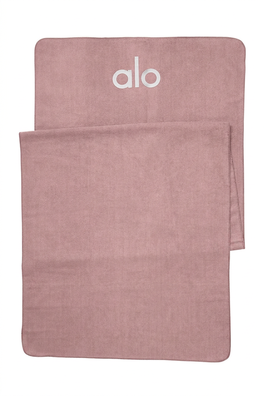 Alo pink yoga towel